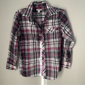 Old Navy Boys’ Checkered Button Down Shirt